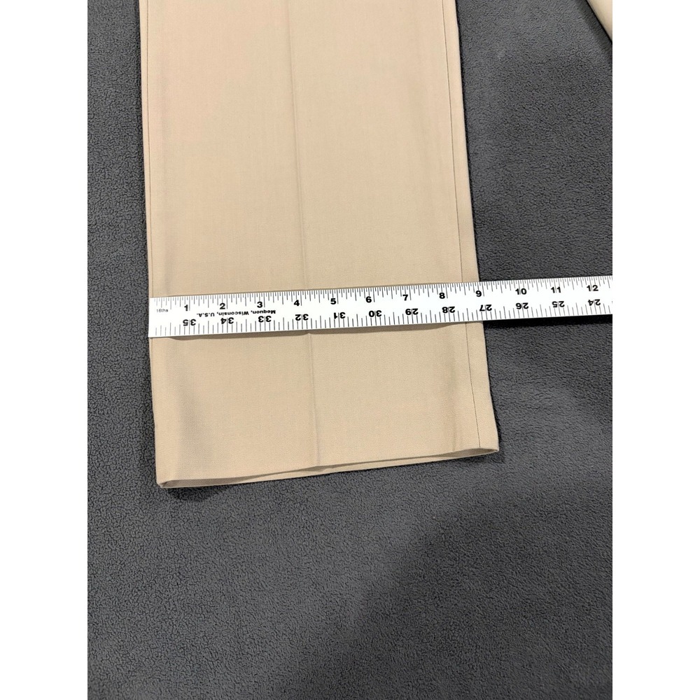 Axist Chino Pants Men 36x30 Beige Flat Front Mid Rise Straight Leg Slash Pockets - Picture 5 of 16